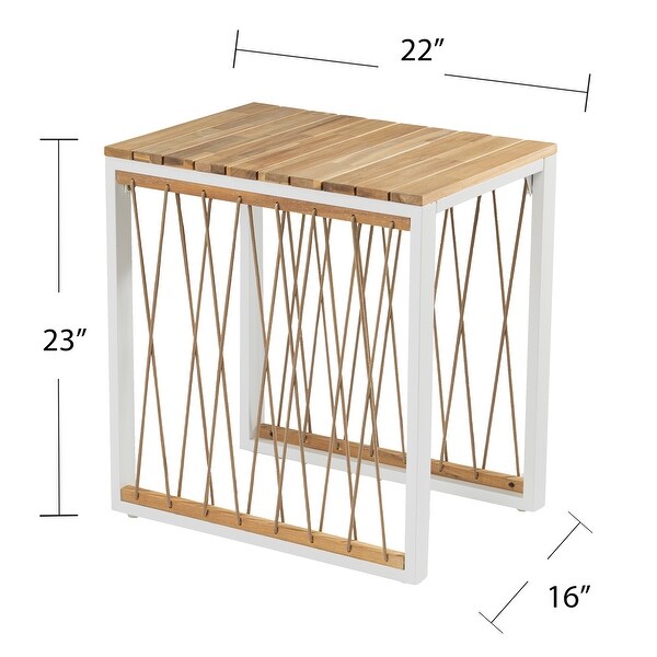 Wilsey Outdoor End Table Set