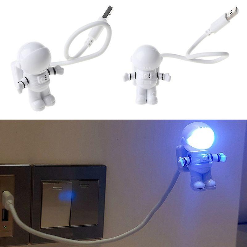 Creative Spaceman Astronaut Led Flexible Usb Light Night Light For Kids Toy Laptop Pc Notebook Toys For Children For Sleep Well