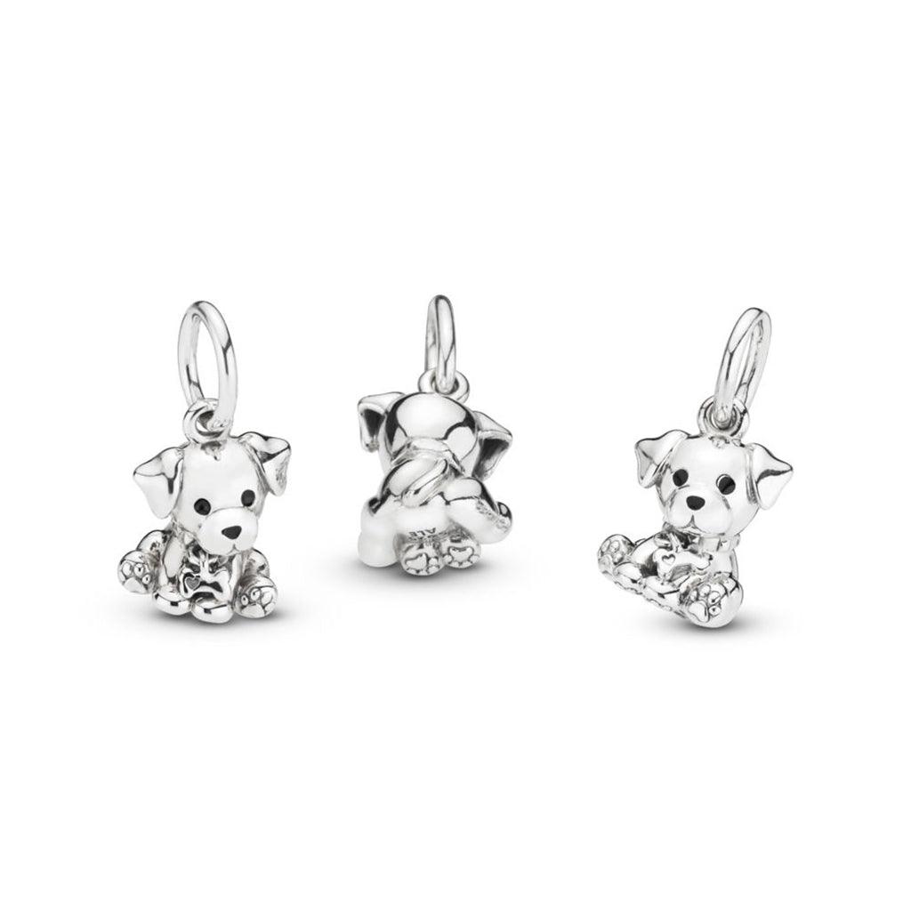 PANDORA  MOMENTS Labrador Puppy Dangle Charm