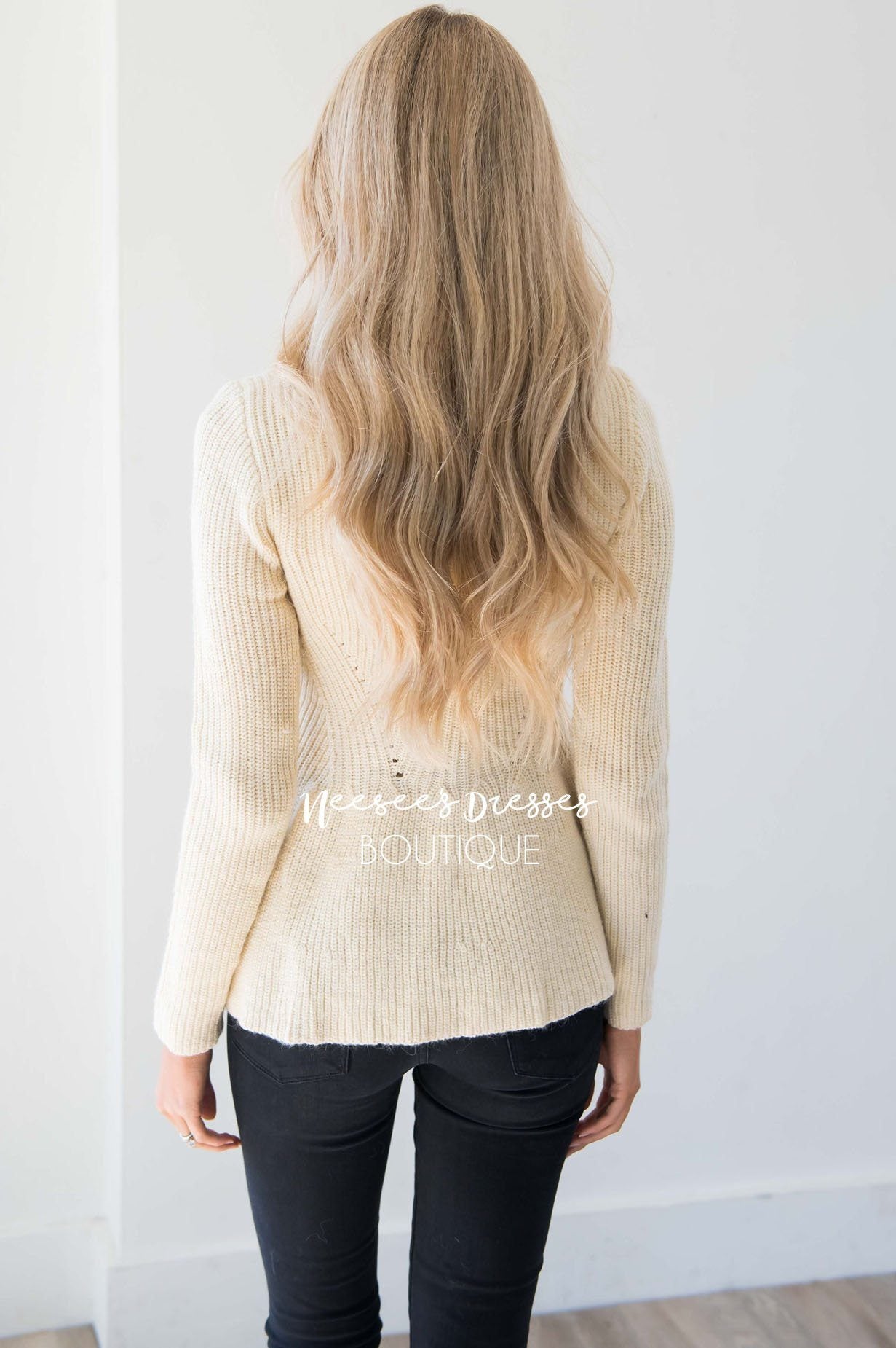 Fit And Flare Knit Sweater