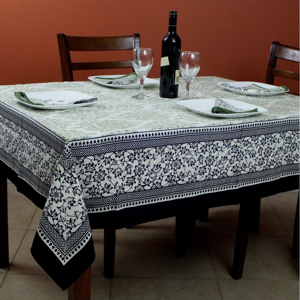 Cotton Captivating French Floral Tablecloth Collection Soothing Color