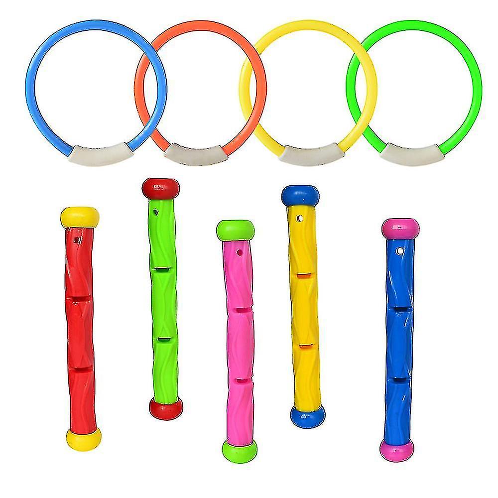 Diving Underwater Swimming Colorful Pool Sink Under Water Fun Toy4 Pieces4 Colors