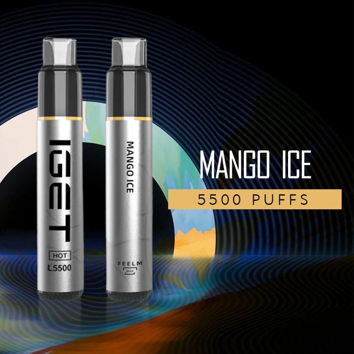 IGET HOT MANGO ICE – 5500 PUFFS