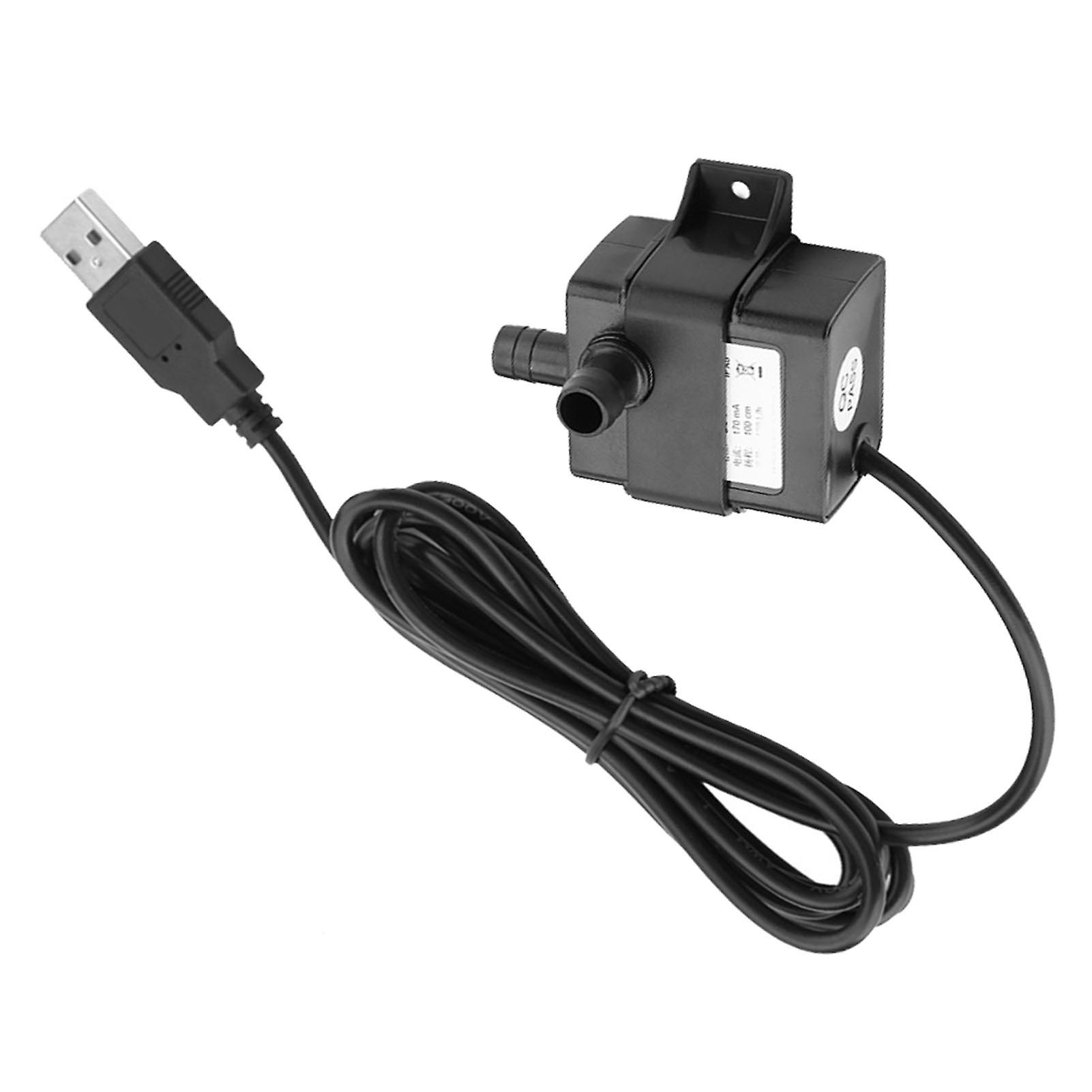 Usb Dc 5v Brushless Pump Aquarium Fish Tank Fountain Water Circulation Immersible Pump