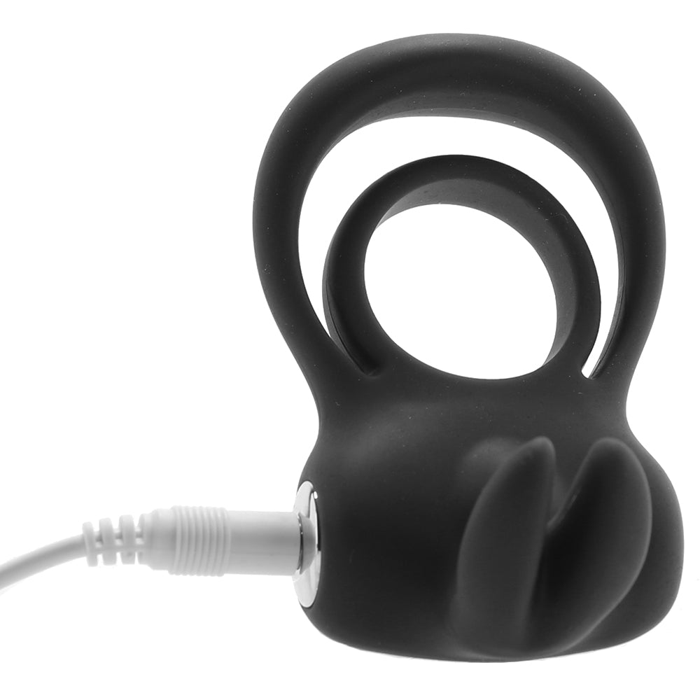 Thunder Bunny Rechargeable Dual C-Ring in Black