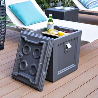 Mayne Fairfield 50 qt. Graphite Grey Patio Cooler 4862-GRG