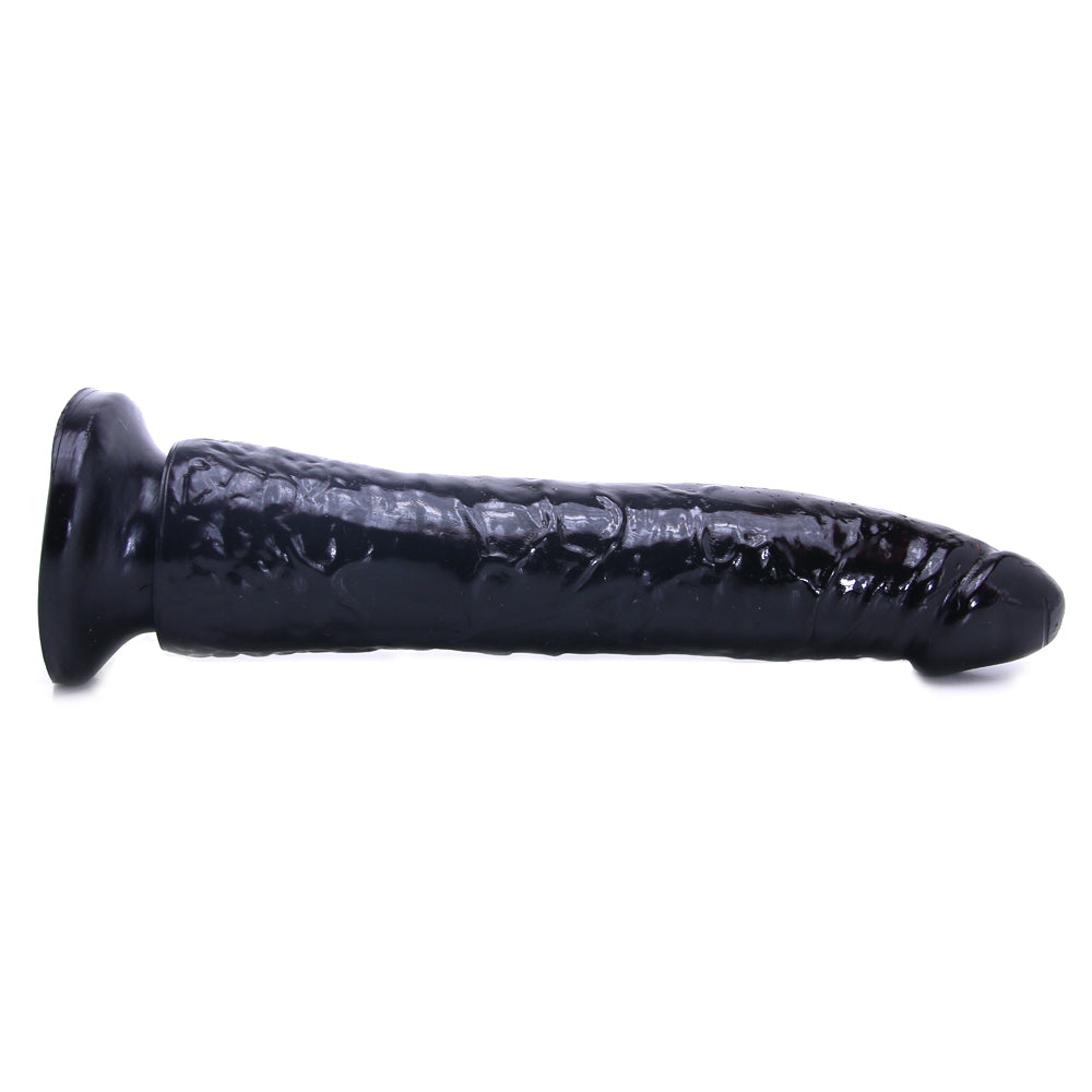 Basix Slim 7 Inch Dildo in Black