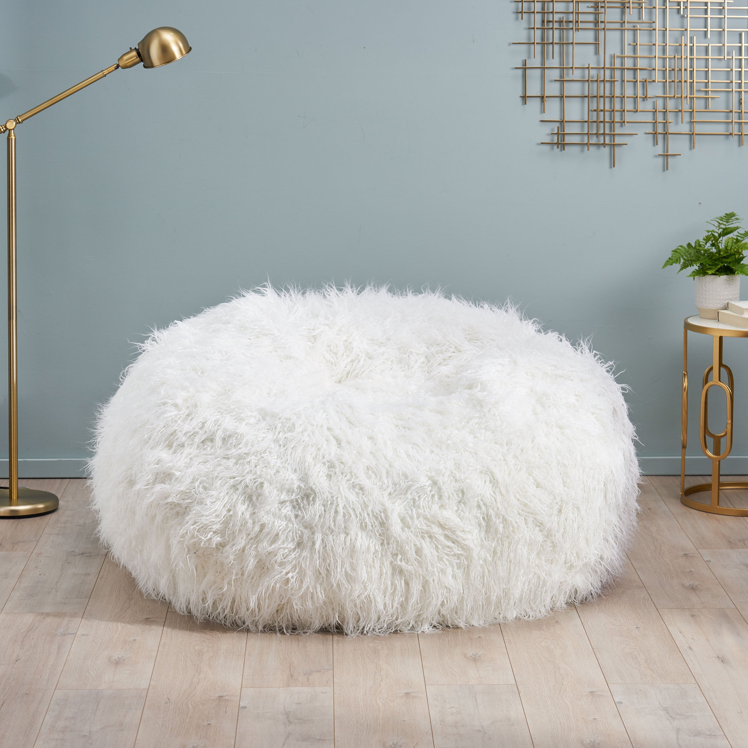 Lycus Faux Fur Bean Bag Chair