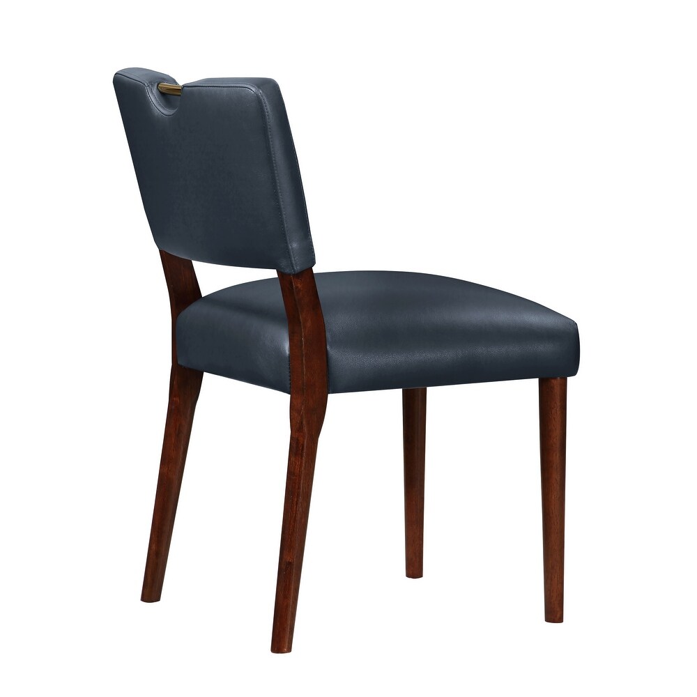 Faux Leather Dining Chair   Set of 2