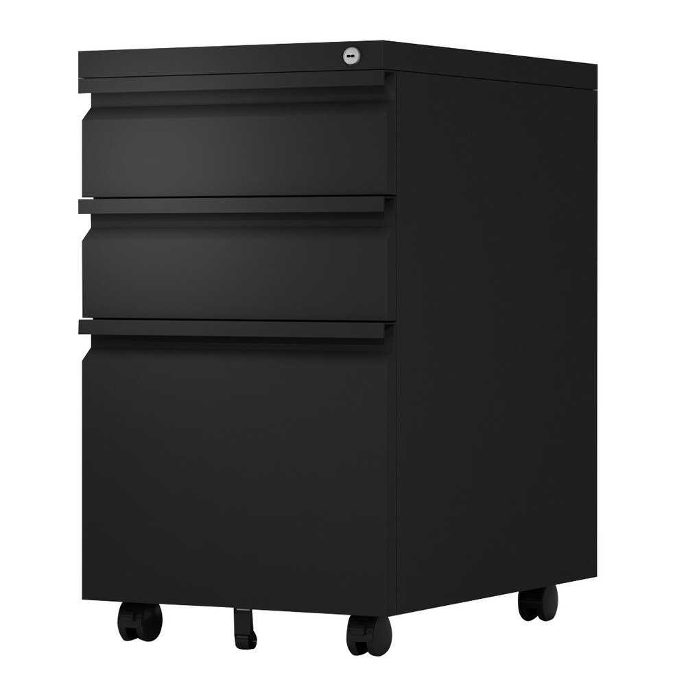 Steel 3 Drawer File Cabinet with Lock