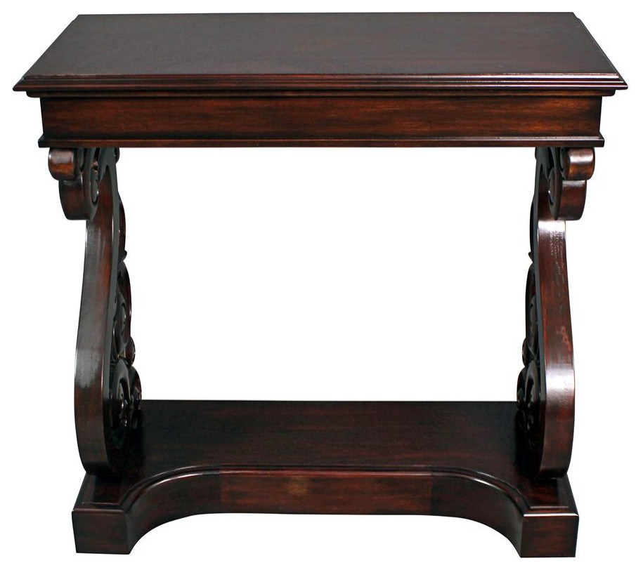 Design Toscano Mucha Console Side Table   Traditional   Console Tables   by PARMA HOME  Houzz