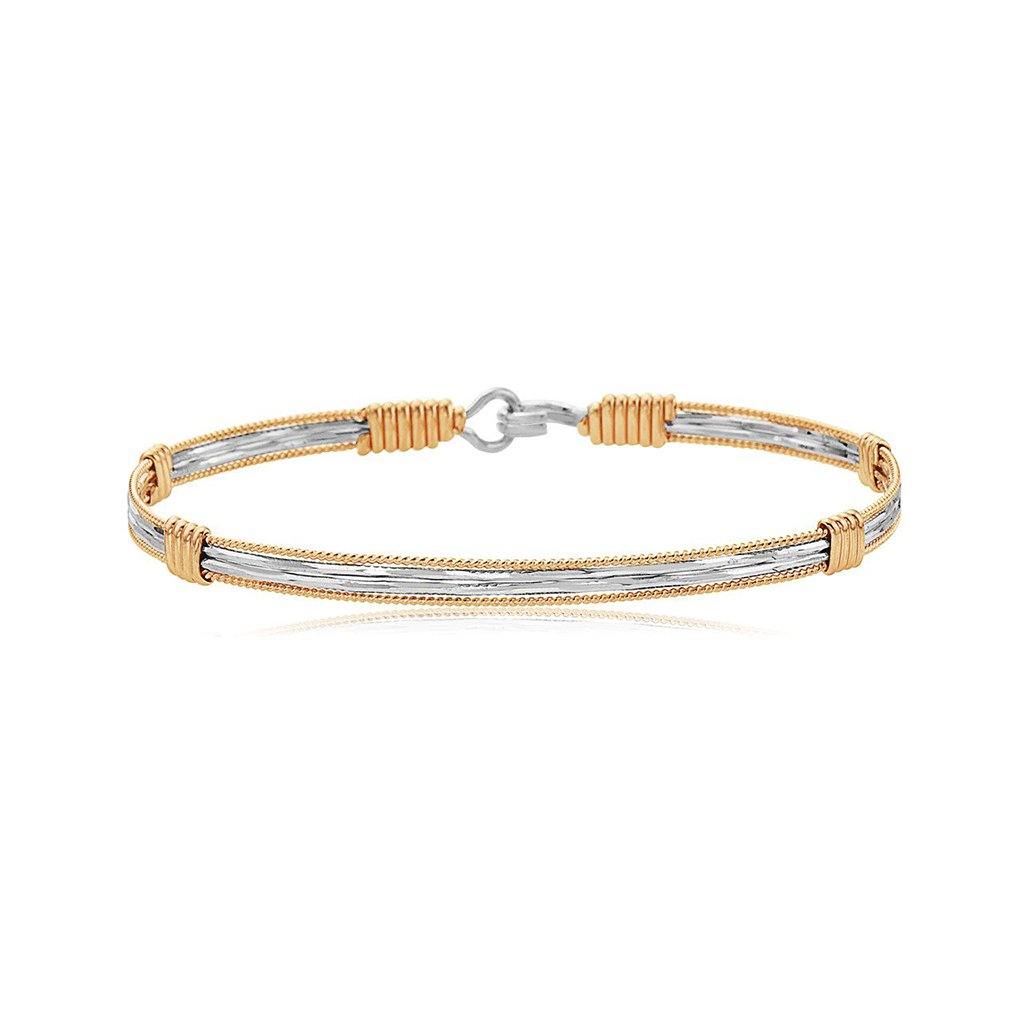 Ronaldo Jewelry  Be The Light Bracelet - Made with 14K Gold and Argentium Silver