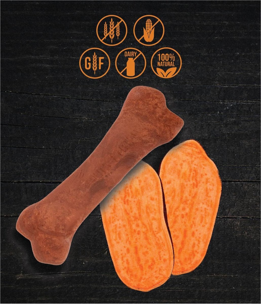 Wholesome Pride Pet Treats Natural and Healthy Sweet Potato Chew Dog Treat