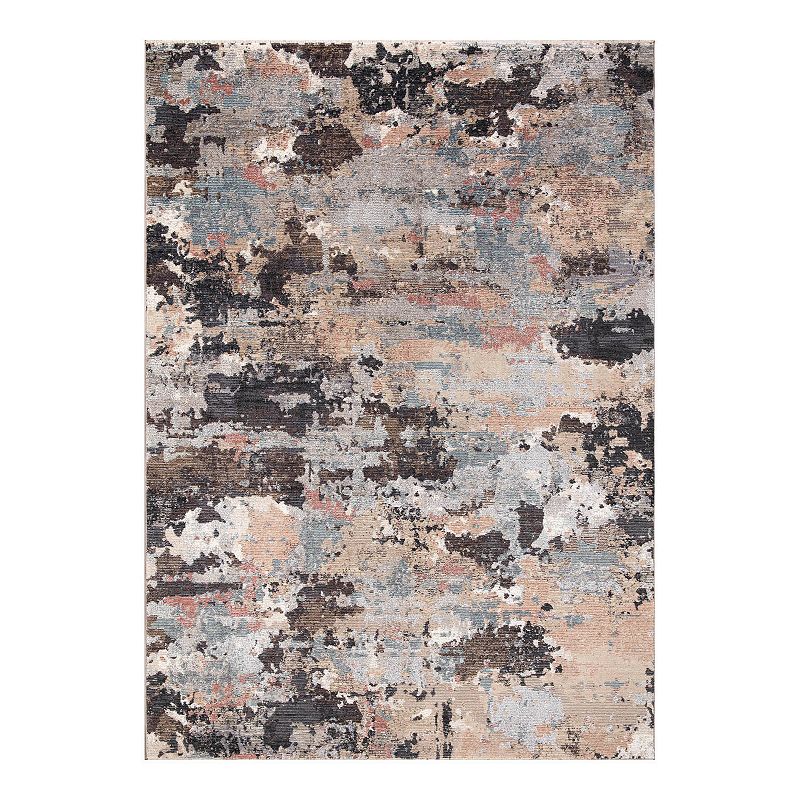 Concord Global Pandora Celeste Abstract Area Rug