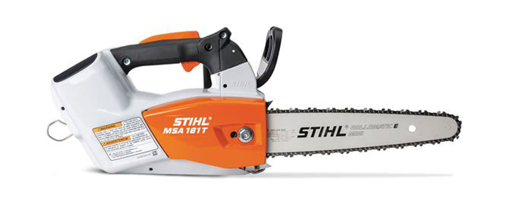 MSA 161 T 36V Cordless Lithium-Ion Battery Powered Top-Handle Chainsaw with Battery and Charger ;