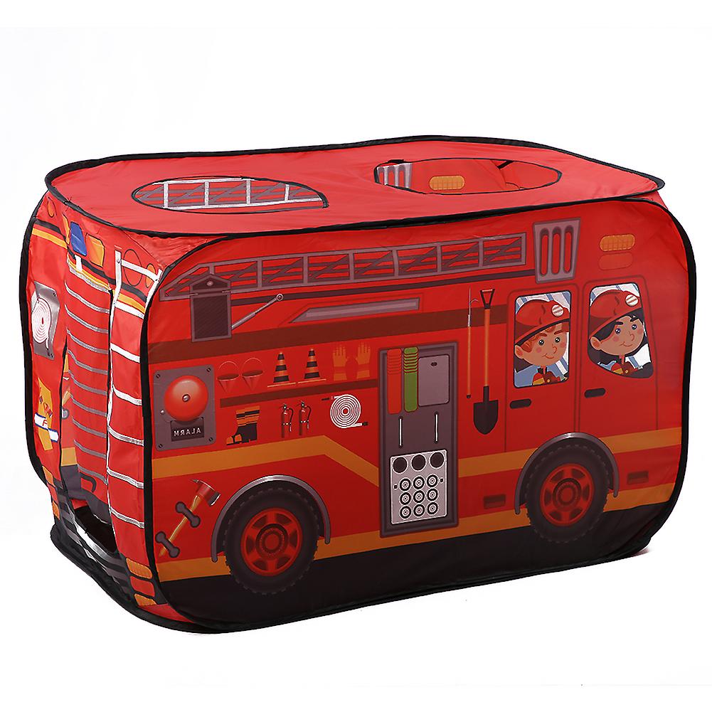 Ice Cream Truck Policeman Bus Children Tent Foldable Fire Fighting Truck Play Game Housefire Fighting Truck