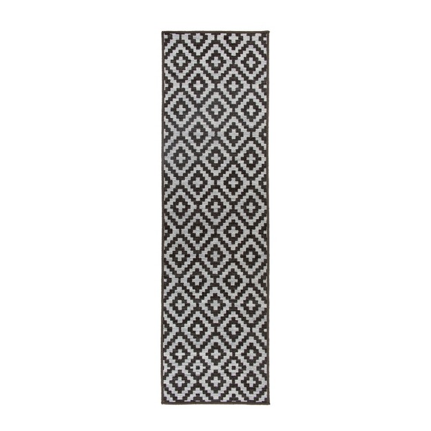 World Rug Gallery Contemporary Geometric Trellis Indoor outdoor Area Rug