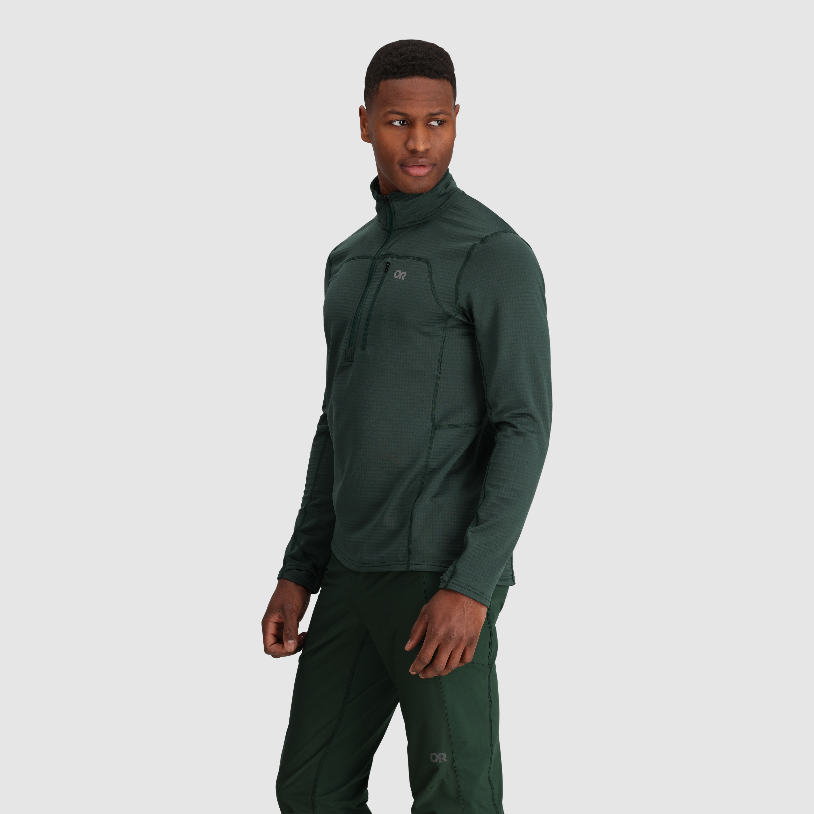 Men's Vigor Grid Fleece Half Zip