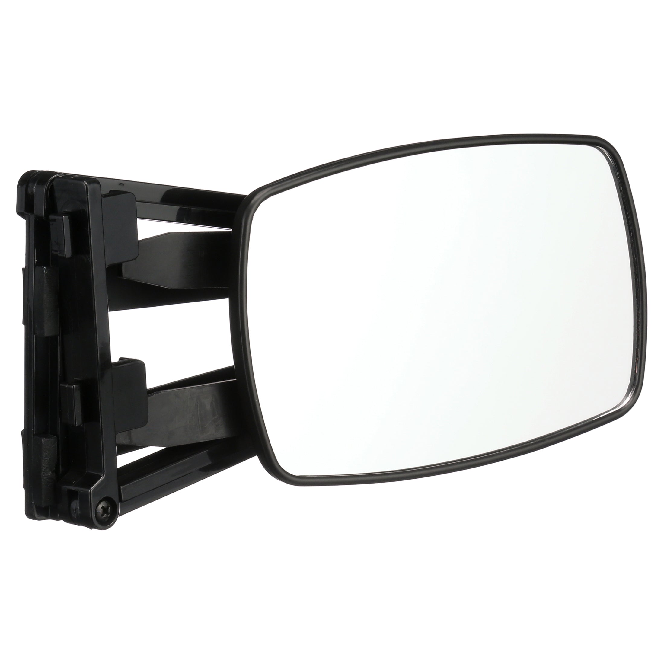 Camco Clip-on Tow Mirror | Features a 360 Degree Ball and Socket Adjustment | Black (25650)