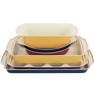 Spice BY TIA MOWRY Savory Saffron 6-Piece Ceramic Nonstick Bakeware Set in Multi 985118509M