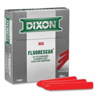 Dixon Ticonderoga 464 13001 Red Fluorescan Scannab...