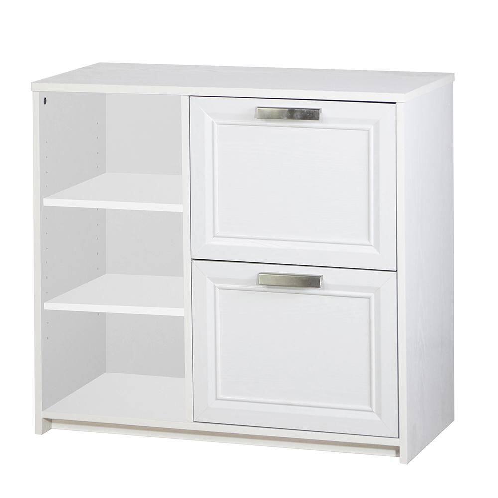 SAINT BIRCH Alaska White File Cabinet SBAK4934LFWW