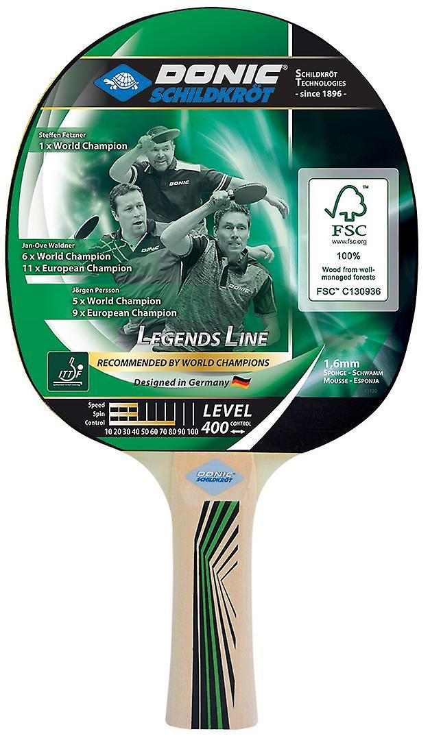 Donic Schildkrot Legends 400 FSC Table Tennis Paddle Bat ITTF Approved Racket