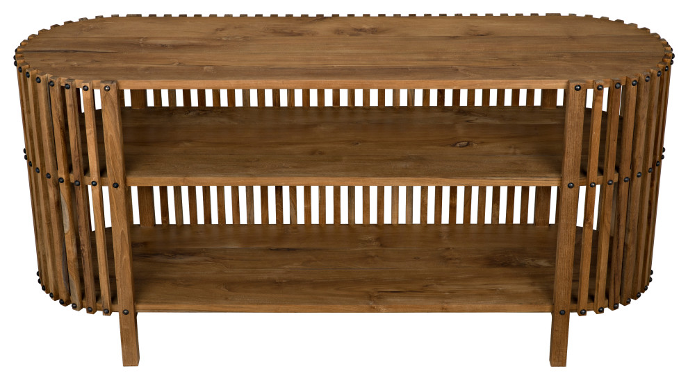 Consuela Console  Teak   Transitional   Console Tables   by HedgeApple  Houzz