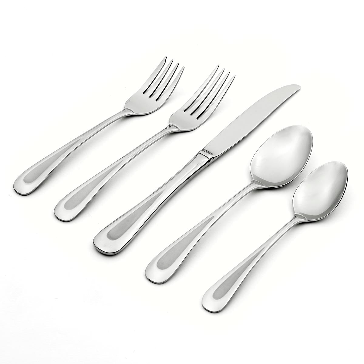 Satin Sand Dune 20 Piece Everyday Flatware Set