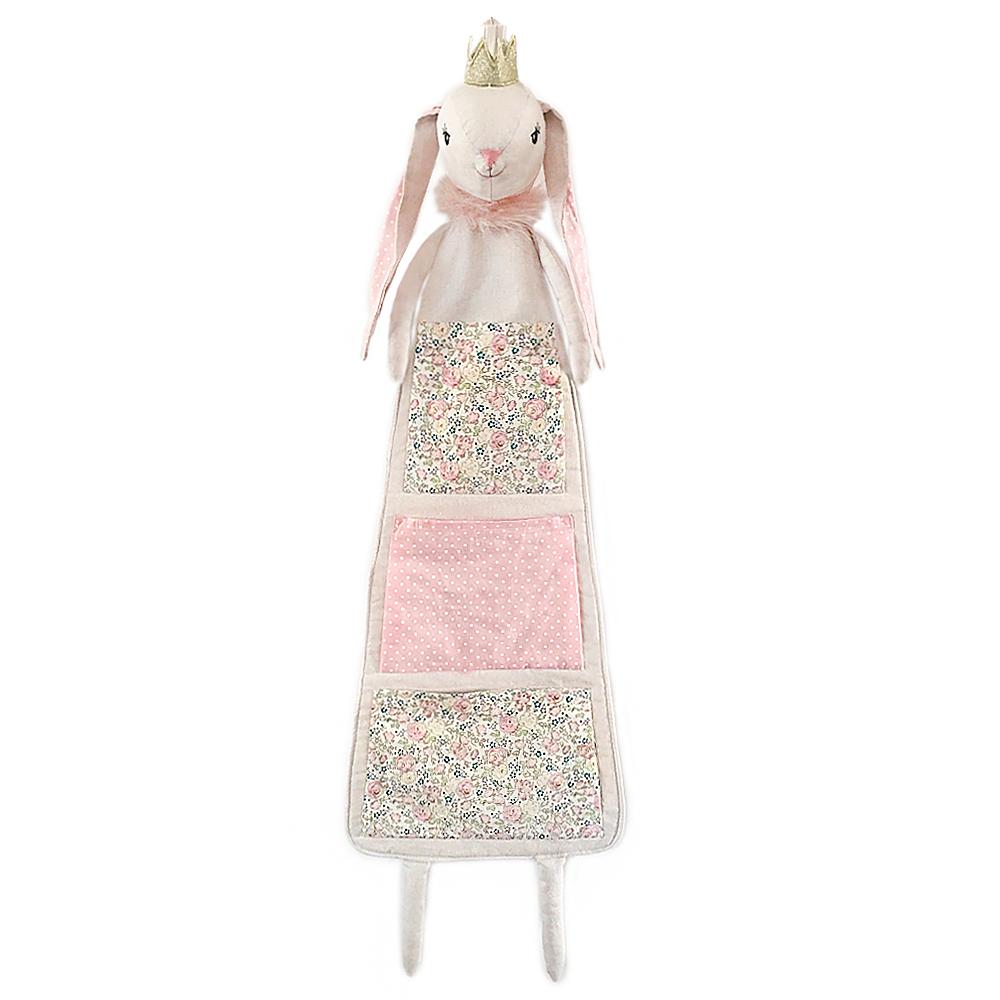 Princess Bunny Fabric Hanging Organizer by Mon Ami