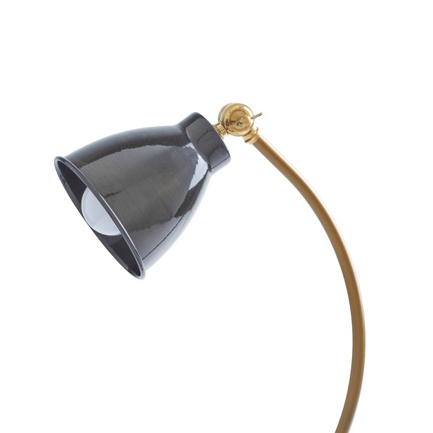 Metal Desk Lamp With Spotlight Shade Black Olivia amp May