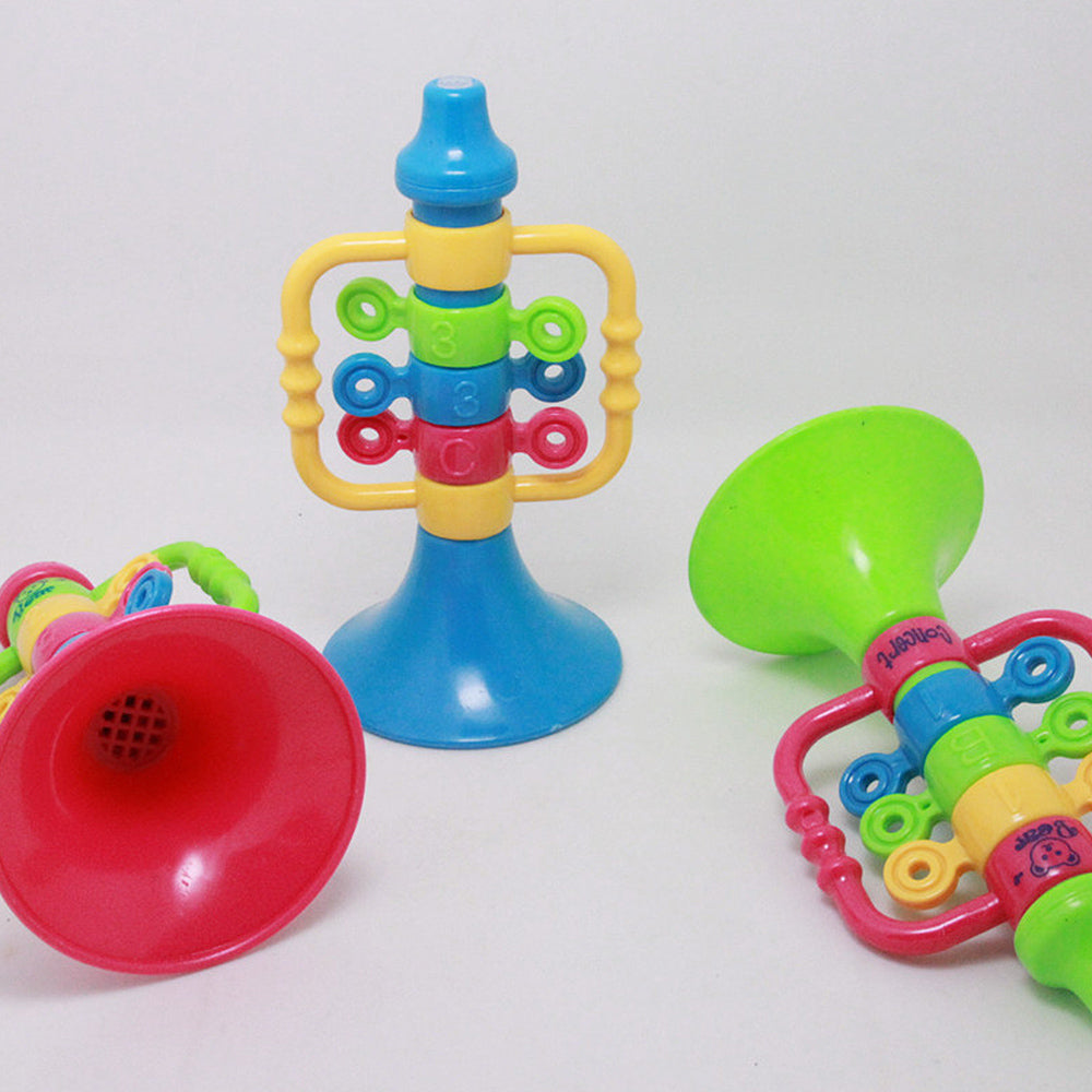 Mini Trumpet Toys Plastic Sound Music Instruments Educational Toys for Children