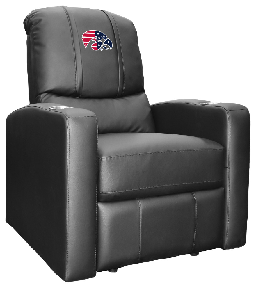 Iowa Hawkeyes Patriotic Primary Man Cave Home Theater Recliner   Contemporary   Recliner Chairs   by DreamSeats LLC  Houzz