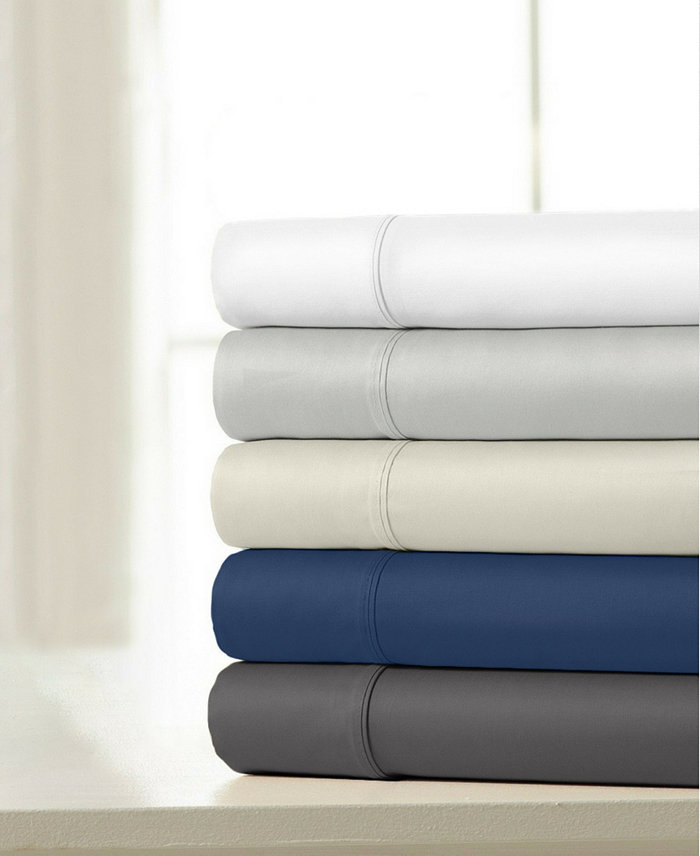 Ella Jayne Cotton Sateen 1200 Thread Count 4-Piece Sheet Sets