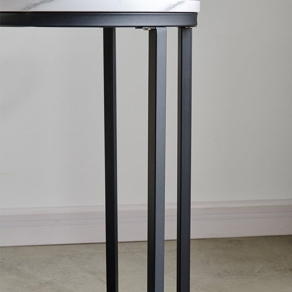 24.41'' Tall Cross Legs End Table