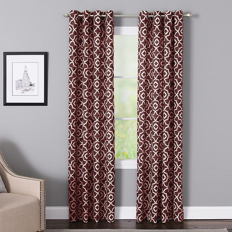 Corona Curtain 1-panel Bennet Grommet Top Window Curtain