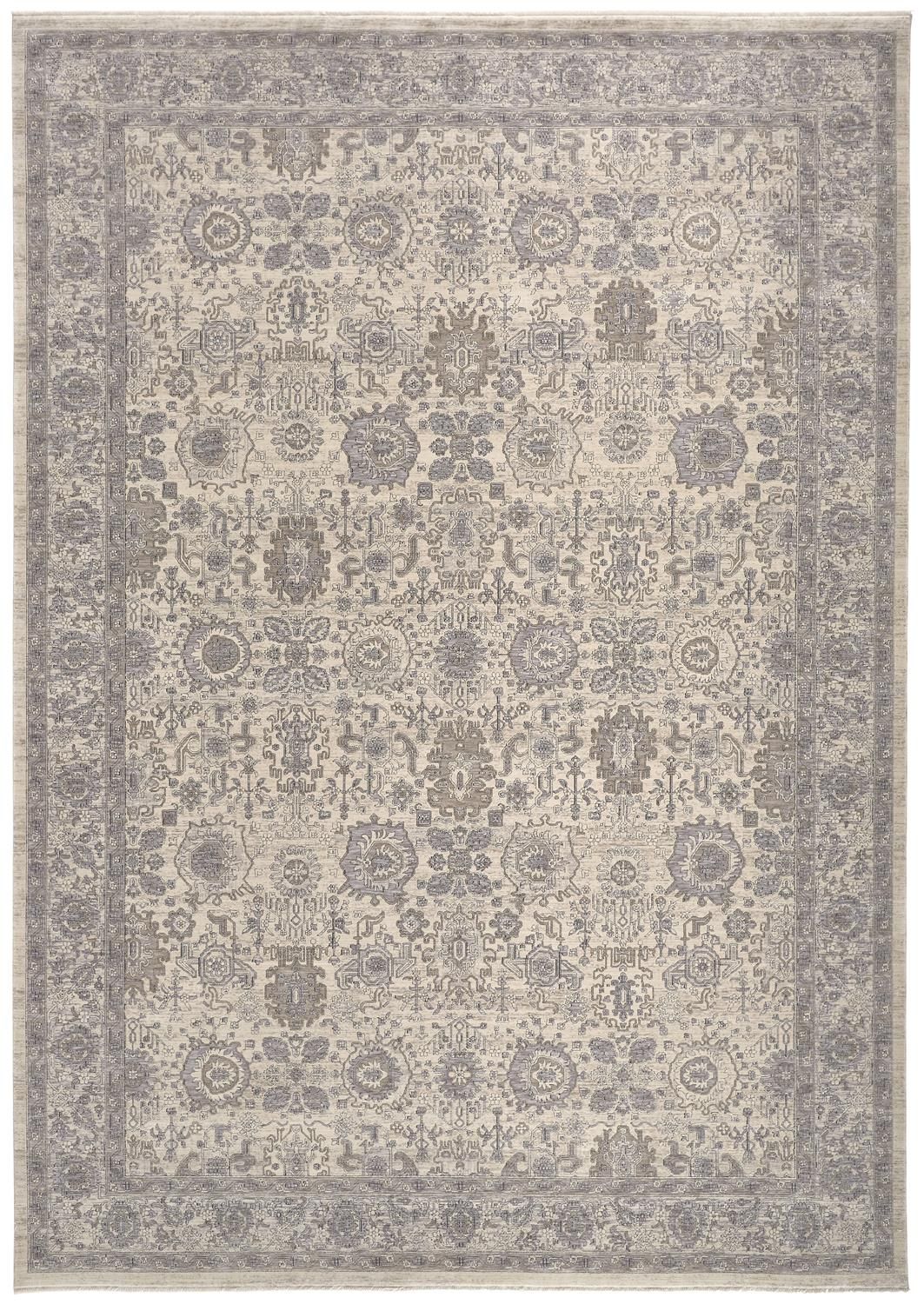 Gilford Beige and Gray Rug by BD Fine