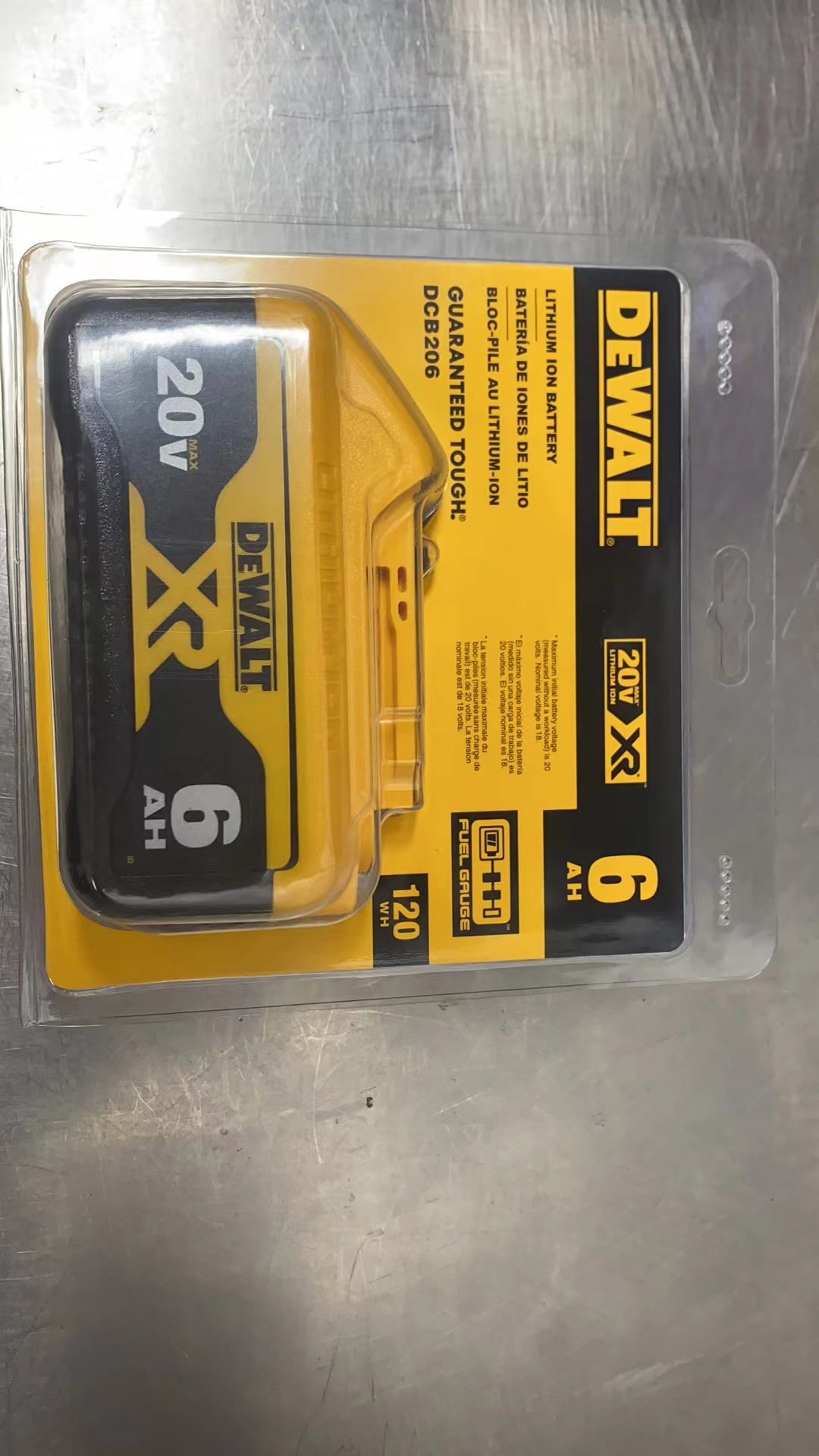 DEWALT 20V MAX Battery， Premium 6.0Ah (DCB206)