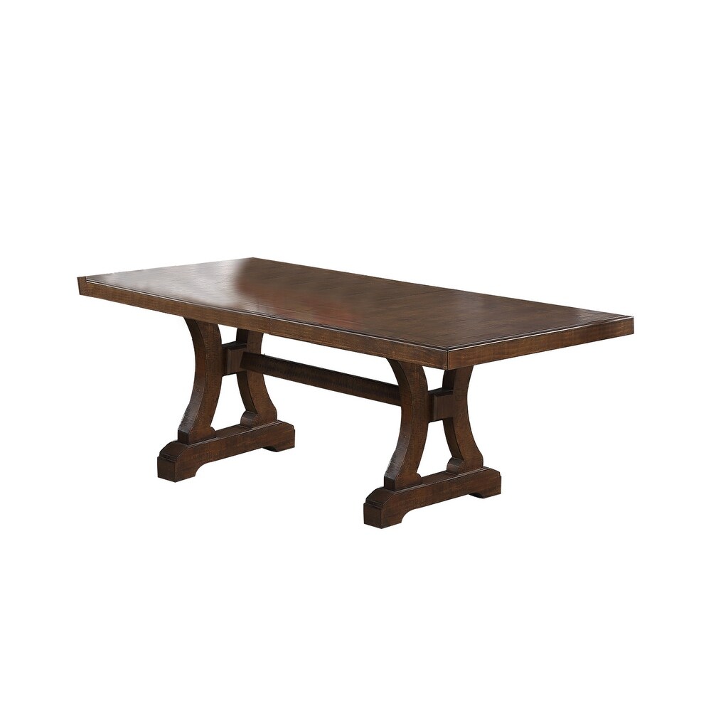 Rectangular Dining Table with 18 inch Leaf