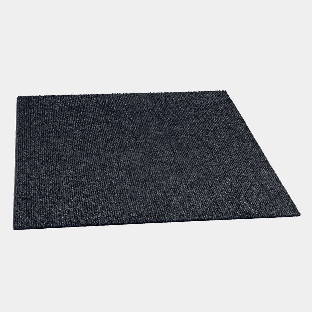 16pk Rib Self stick Carpet Tiles Foss Floors