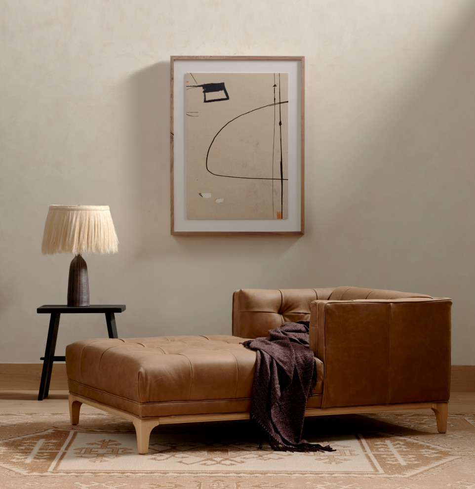 Dylan Chaise Lounge  Palermo Drift   Contemporary   Indoor Chaise Lounge Chairs   by Four Hands  Houzz