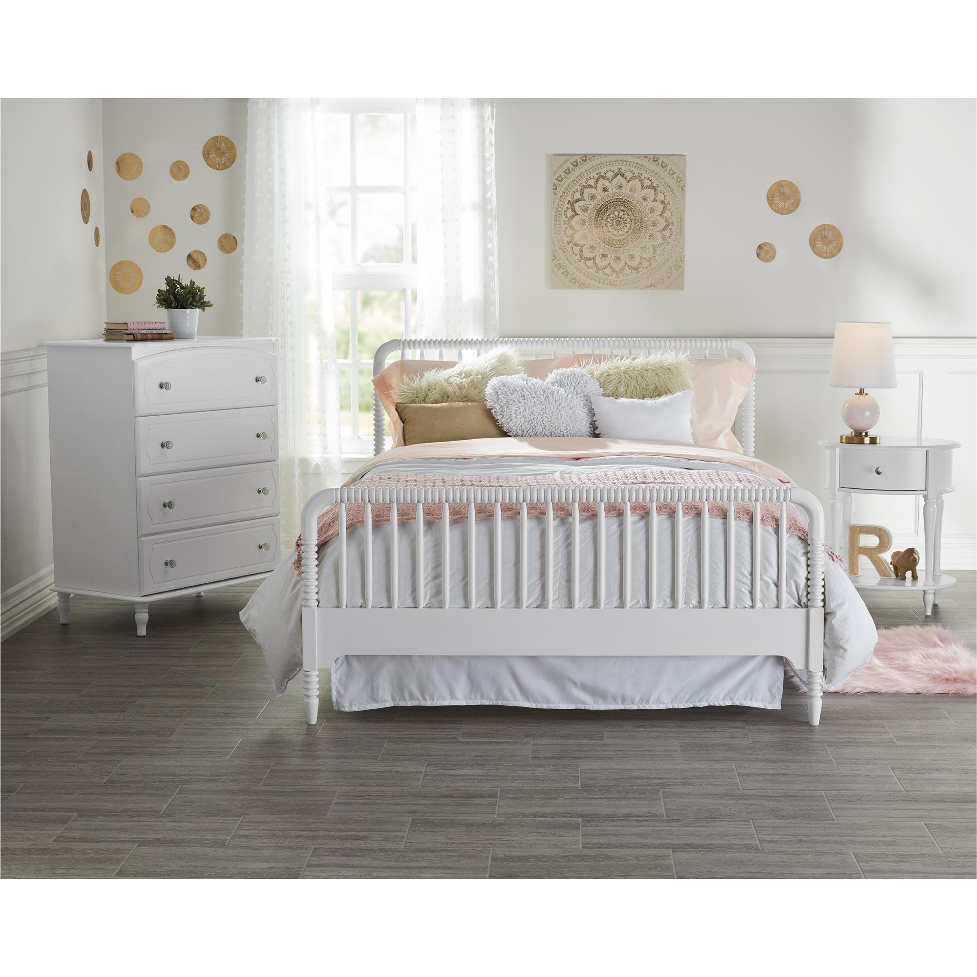 Little Seeds Rowan Valley Linden Full-Size Bed, White