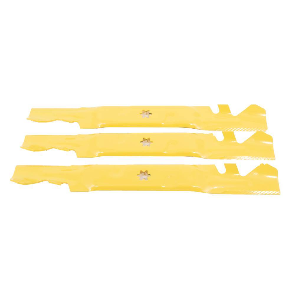 Cub Cadet Original Equipment Xtreme 3-in-1 Blades for Select 60 in Zero Turn Mowers with 6-Point Star OE# 742-05620-X 742P05620-X 490-110-C188