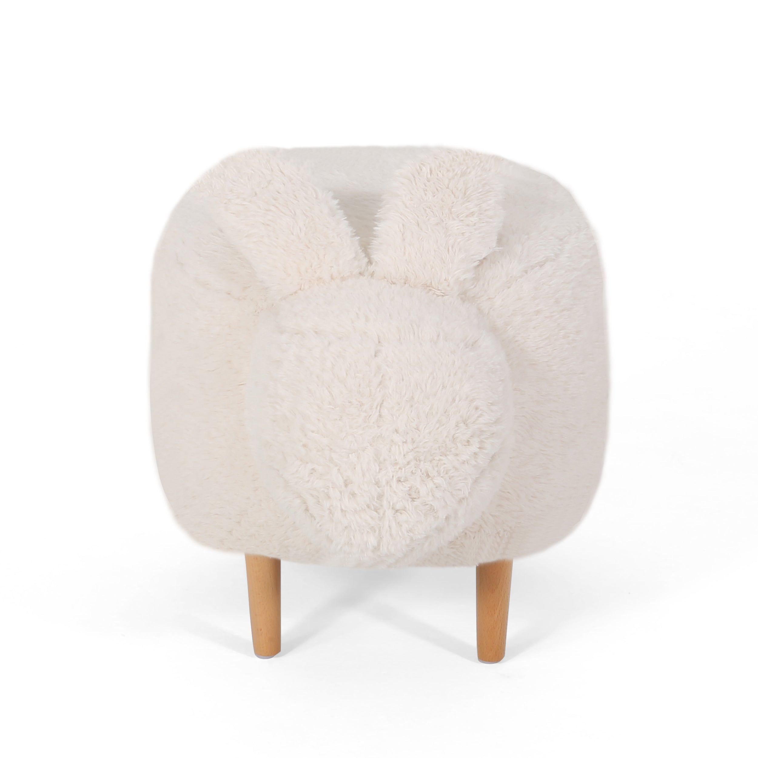 Leona Fabric Kids Bunny Ottoman Stool