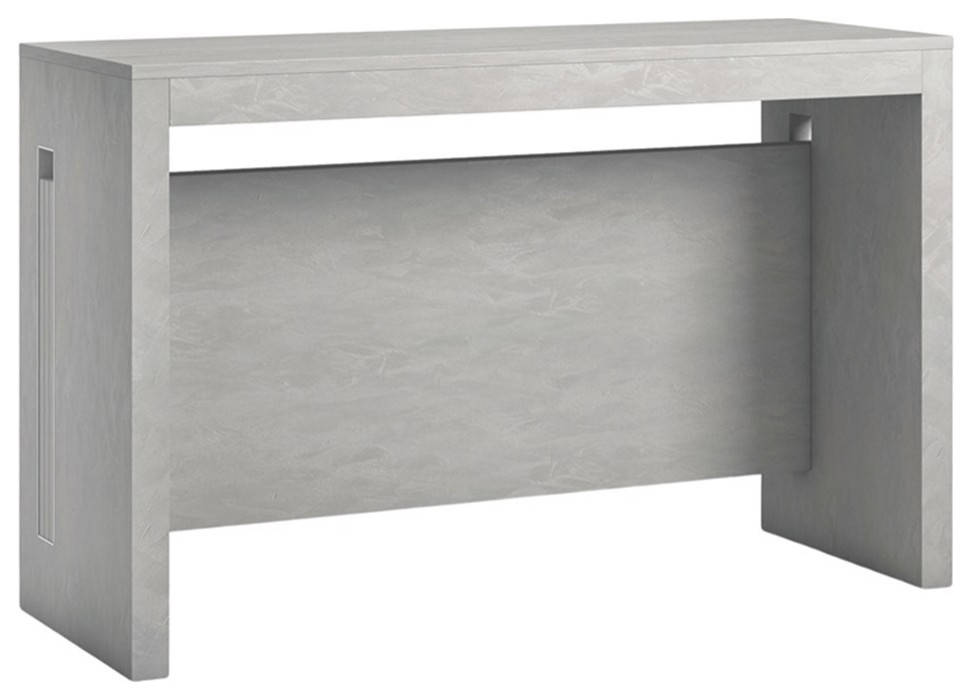 Casabianca Modern Erika Engineered Wood Italian Extendable Console Table in Gray   Transitional   Console Tables   by Homesquare  Houzz