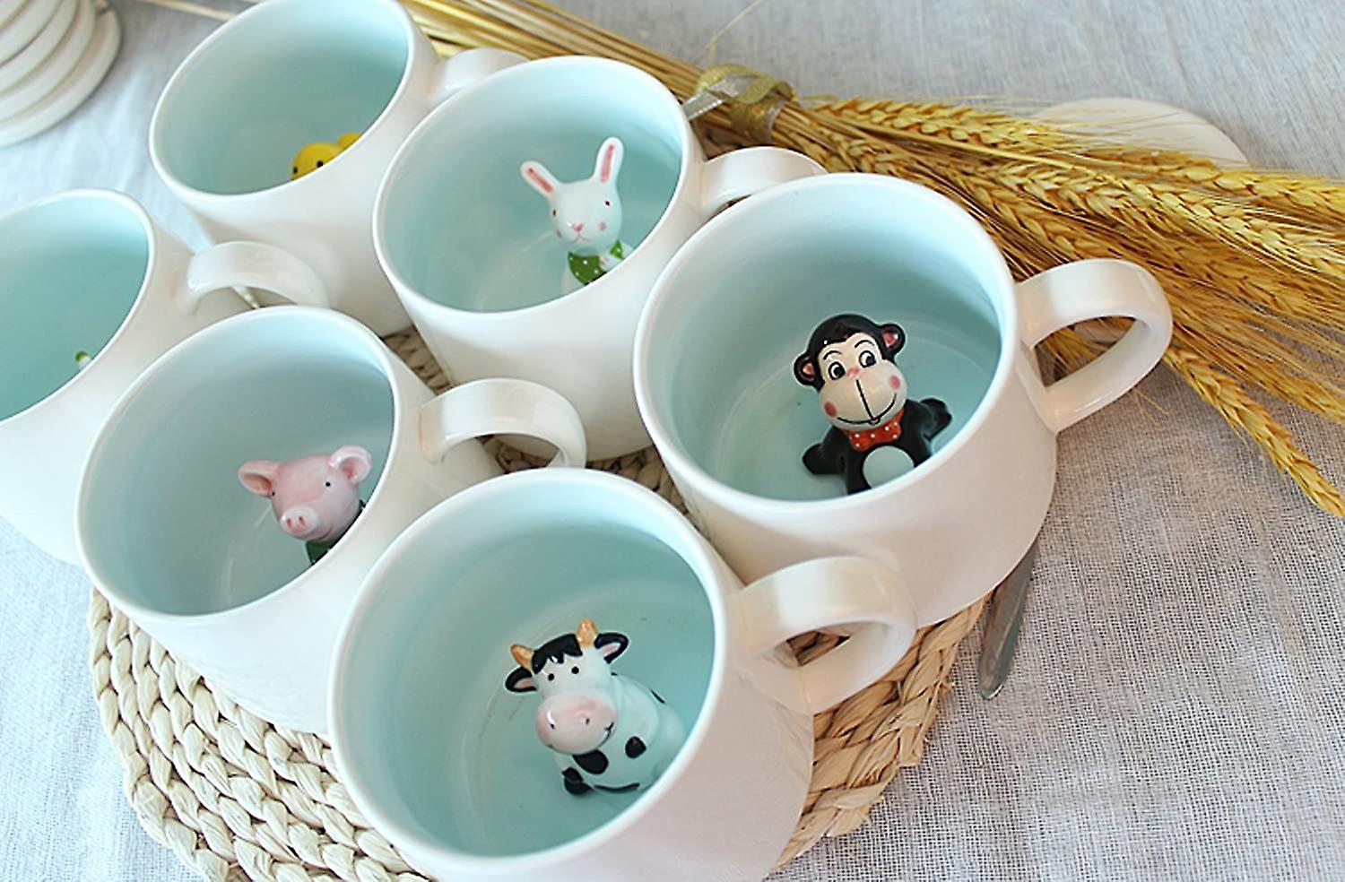 3d Cute Animal Ceramics Coffee Cup Office Cup