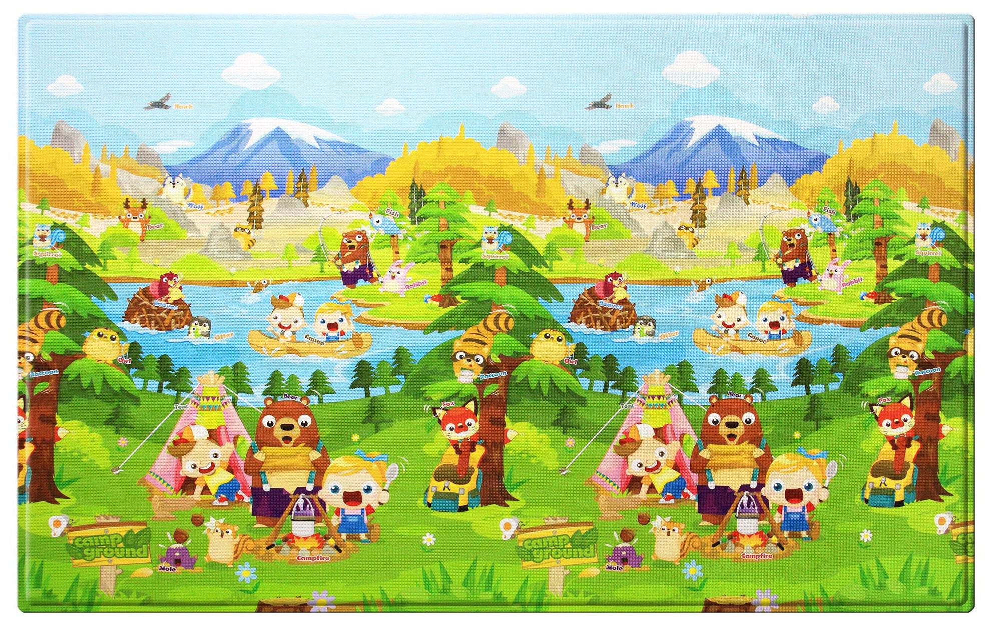 Baby Care Let's Go Camping Baby Playmat