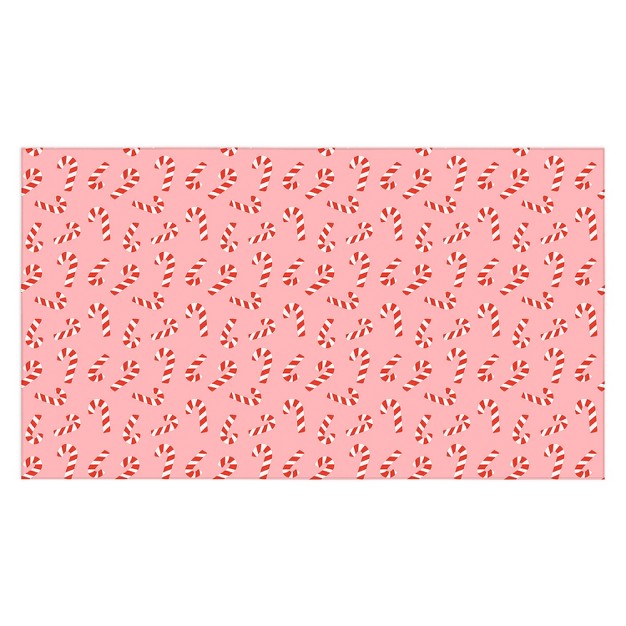 Lathe amp Quill Candy Canes Pink Tablecloth Society6