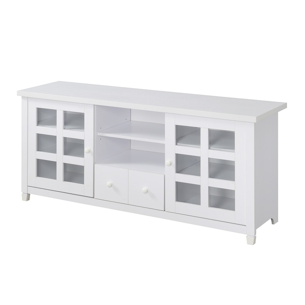 Newport Park Lane 1 Drawer TV Stand with Storage Cabinets and Shelves for TVs up to 65 Inches