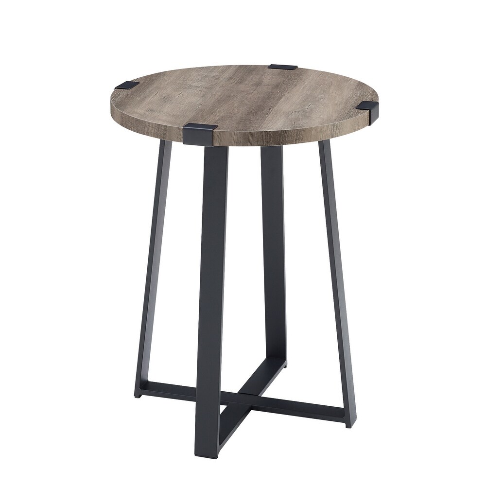 Middlebrook Barnett Round Metal Wrap Side Table